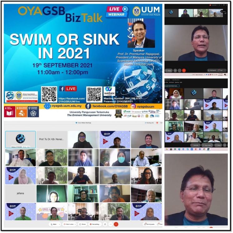 OYAGSB MONTHLY ALUMNI TALK FOR SEPTEMBER 2021: SINKING OR SWIMMING IN 2021