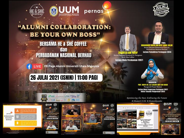 "ALUMNI COLLABORATION: BE YOUR OWN BOSS"