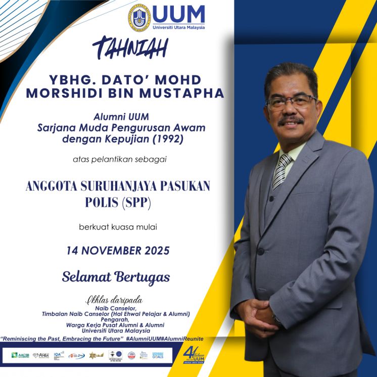 Tahniah atas Pelantikan sebagai ANGGOTA SURUHANJAYA PASUKAN POLIS (SPP)