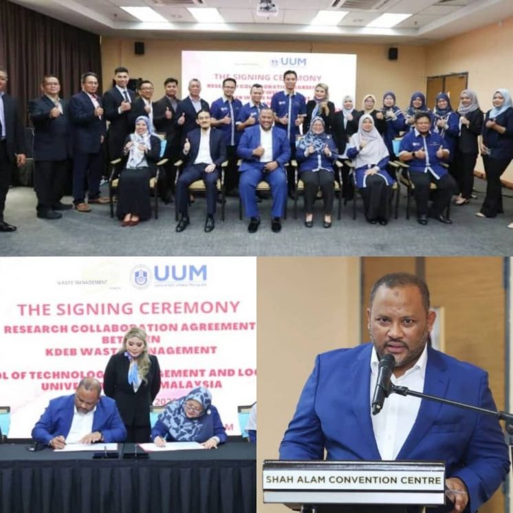 KDEBWM beri geran untuk UUM kaji bidang pengurusan sisa di Selangor