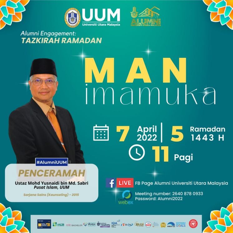 ALUMNI ENGAGEMENT: TAZKIRAH RAMADAN MAN IMAMUKA