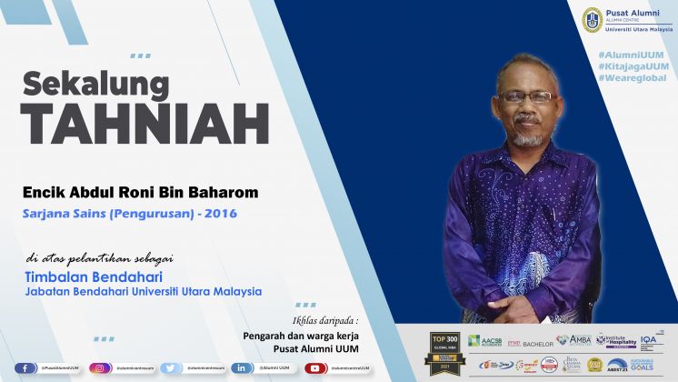 ALUMNI UUM DILANTIK TIMBALAN BENDAHARI UUM