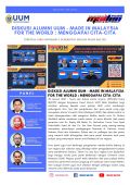 DISKUSI ALUMNI UUM - MADE IN MALAYSIA FOR THE WORLD : MENGGAPAI CITA-CITA