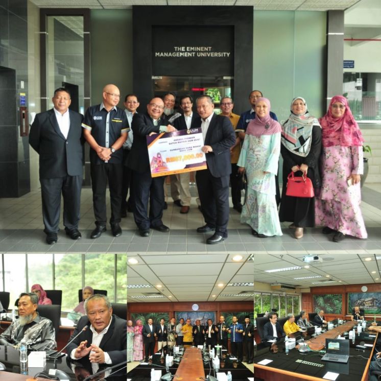 Alumni UUM Batch 1985 / 87 serah RM87,000 kepada UUM